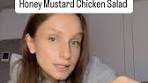 Honey Mustard Chicken Salad! I wish I had a caption to ...
