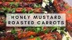 Honey Mustard Roasted Carrots Recipe for Festive Meals