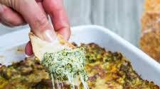 Hot Eggplant Spinach Dip