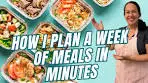 How I Plan a Week of Meals in Minutes | Simple Step-By-Step ...