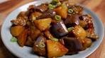 How to cook eggplant and potatoes :: Chinese sautéed potato ...