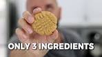 How to Make 3-Ingredient Peanut Butter Cookies | Easy Recipe