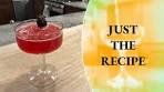 How to Make a Cherry Daiquiri - Just the Recipe - Rum ...
