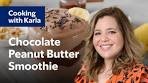How to Make a Chocolate Peanut Butter Smoothie - Cooking ...