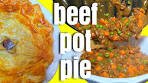 How to make a delicious savory BEEF POT PIE with puff ...