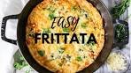 HOW TO MAKE A FRITTATA | Easy Veggie Frittata Recipe