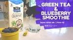 How to Make a Green Tea and Blueberry Smoothie (Recipe ...