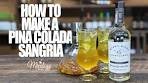 How to make a Pina Colada Sangria with Coconut Carolina ...