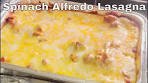 How To Make A Spinach Alfredo Lasagna With Red Pasta ...
