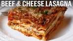 How to Make Beef & Cheese Lasagna | Food Wishes
