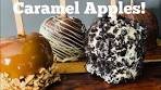 How to Make Chocolate Dipped Caramel Apples | Easy ...