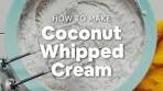 How to Make Coconut Whipped Cream | Minimalist Baker ...