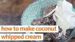 How to make coconut whipped cream | Recipe | Sainsbury's