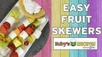 How to Make Easy Fruit Skewers | Ruby's Recipes: Pack a ...