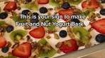 How to Make Fruit and Nut Yogurt Bark | Chobani Recipe