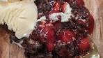How to make Fudge Cherry Cream Cheese Dump Cake