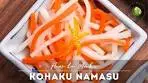 How to Make Kohaku Namasu (Traditional Japanese Pickled ...