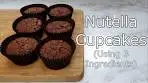 How to make Nutella Cupcakes (3 Ingredients)