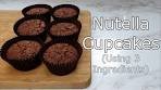 How to make Nutella Cupcakes (3 Ingredients)