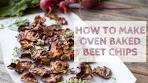 How to Make Oven Baked Beet Chips