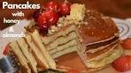 how to make pancakes recipe with almonds and honey // Dar's ...