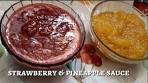 How To Make Strawberry & pineapple sauce | Sauce recipe ...