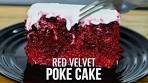 How to Make the Best Holiday Cake: Red Velvet Poke Cake