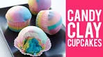 How to Make Tie-Dye Candy Clay Cupcakes