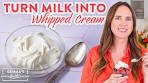 How to Make Whipped Cream Without Heavy Cream