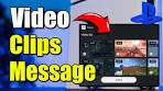 How to Share Video Clip to Friend in a MESSAGE on PS5 ...