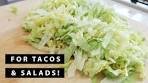 How to Shred Lettuce | For Beginners & Non-Chefs