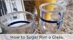 How to Sugar Rim a Glass