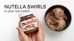 How To Swirl Nutella Into Your Ice Cream