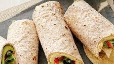 Hummus and Grilled Vegetable Wrap