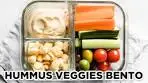 Hummus & Veggies Healthy Snack Box | Sides for School ...