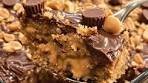 I made this Peanut Butter Cup Dump Cake, and it's a ...