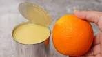 If you have condensed milk and Orange at home, then try this ...