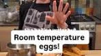 If your recipe calls for room temperature eggs, don't skip this ...