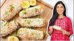 Indian-Mexican Grilled Corn (The ultimate spicy mashup!)