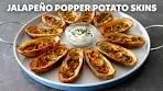 Jalapeno Popper Potato Skins | Food Wishes