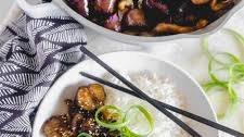 Japanese Eggplant and Oyster Mushroom Stir Fry