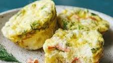 Keto Egg Bites Recipe with Smoked Salmon and Dill