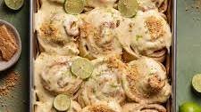 Key Lime Pie Rolls with Graham Cracker Crust