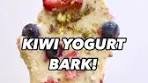KIWI YOGURT BARK! @teeny_tinybellies This simple bark ...