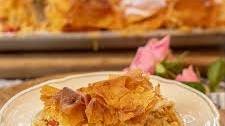 Kotopita: Greek Chicken & Cheese Pie in Phyllo