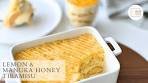 Lemon and Manuka Honey Tiramisu with Homemade Lady ...