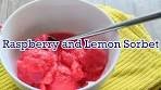 Lemon and Raspberry Sorbet