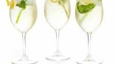 Lemon Basil White Wine Spritzer