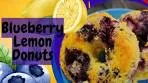 Lemon Blueberry Sprite Baked Donuts