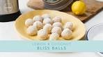 Lemon Coconut Bliss Balls